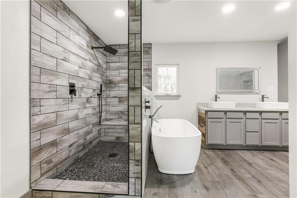 Bathroom renovations project completed by C Flooring & Tile
